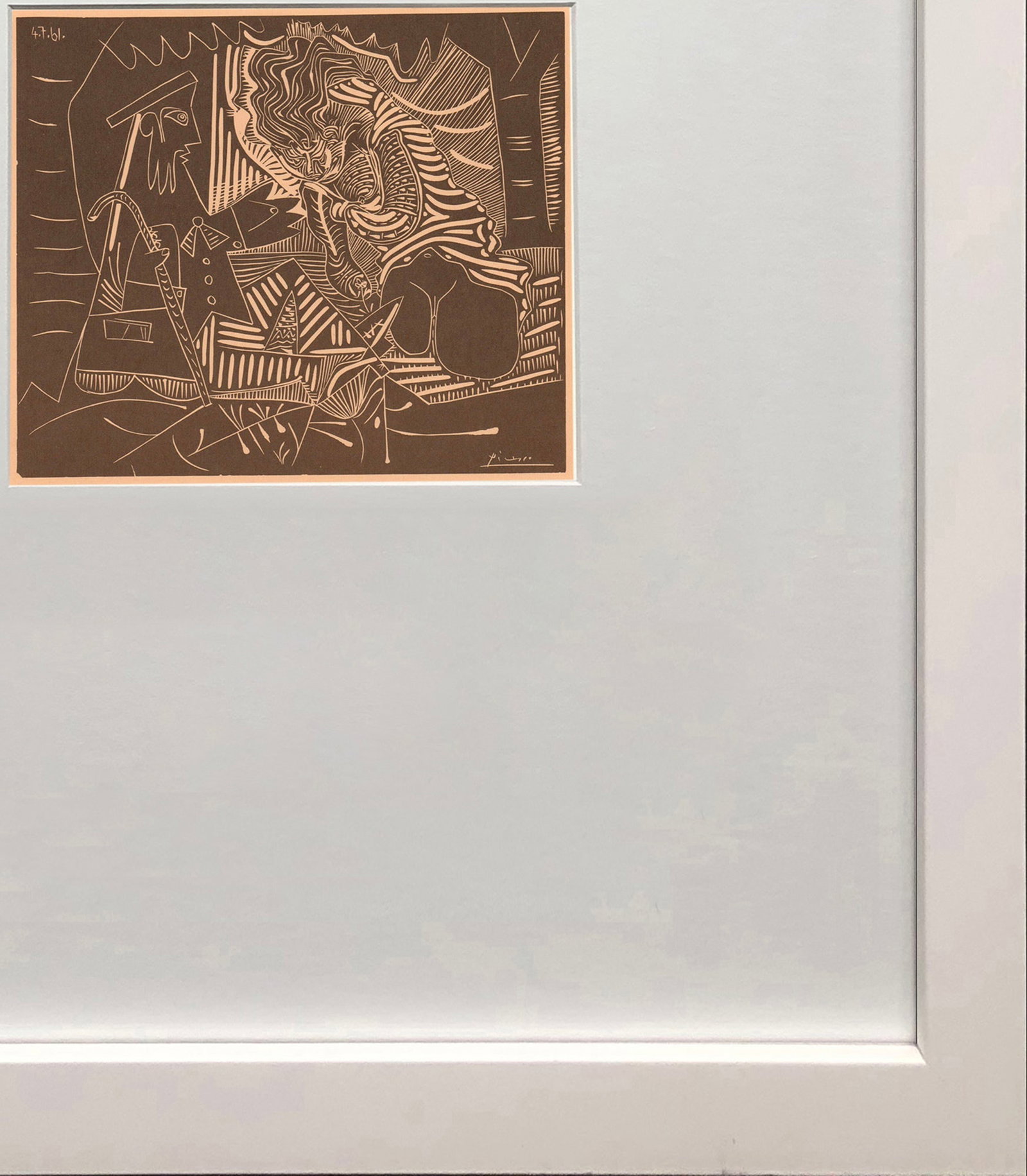 Pablo Picasso - Luncheon on the Grass - 1972 Offset Lithograph 5.75" x 7.5" - 4