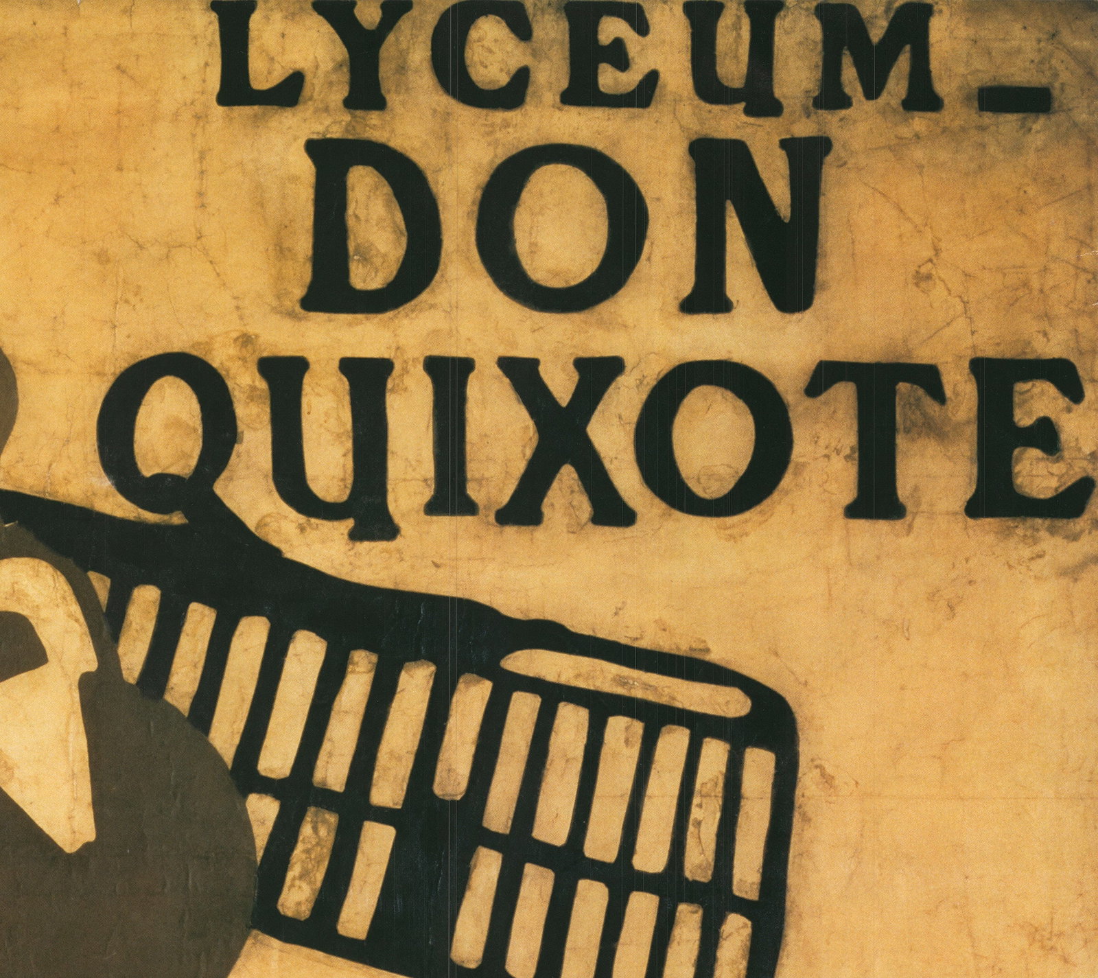 Theophile Alexandre Steinlen - Lyceum-Don Quixote - Offset Lithograph 38" x 38" - 3