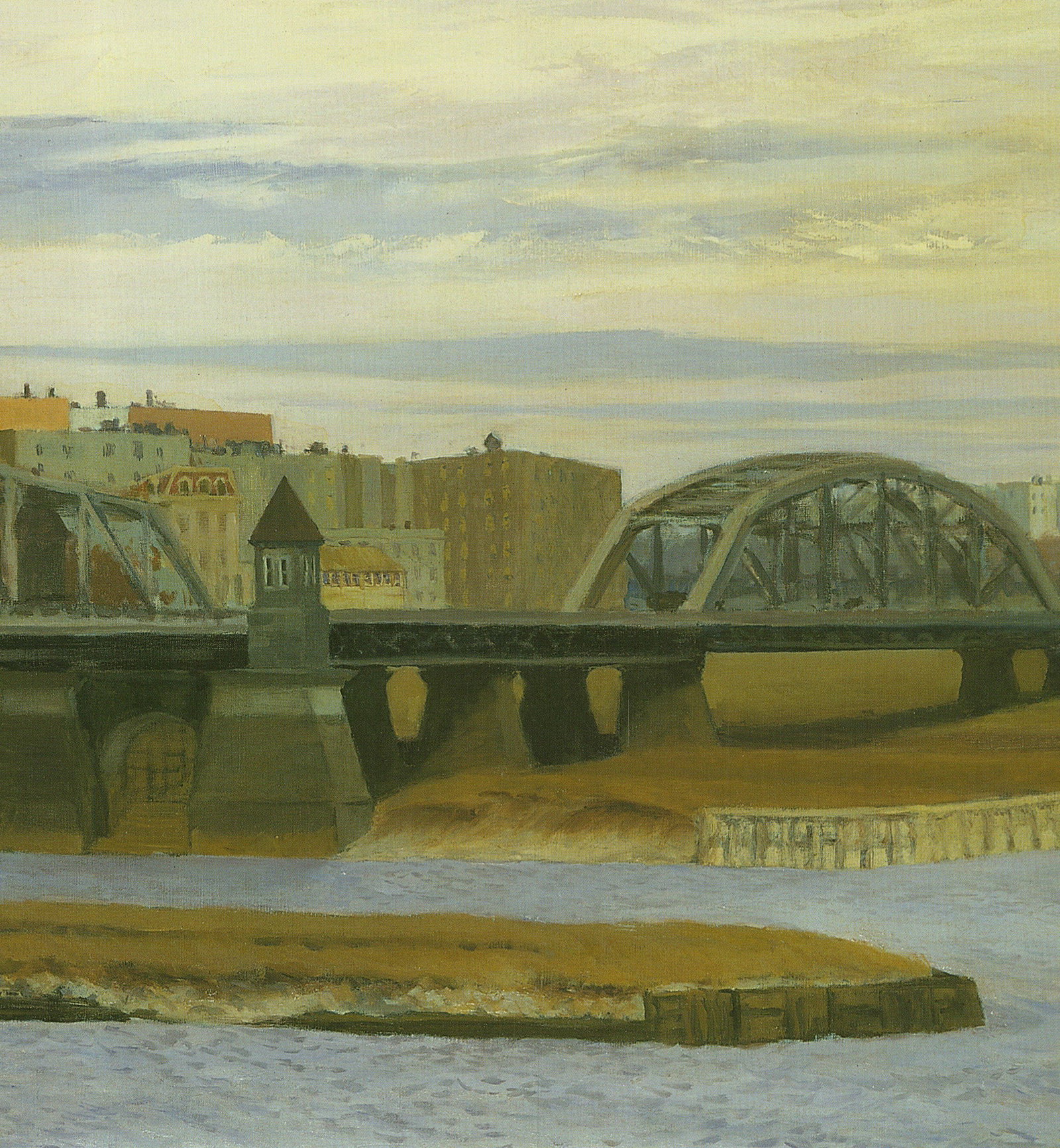 Edward Hopper - Macomb's Dam Bridge - 2010 Offset Lithograph 16.5" x 17.75" - 4