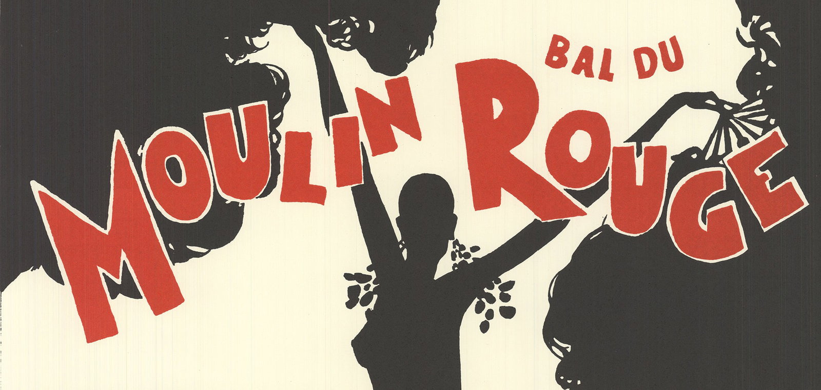 Rene Gruau - Moulin Rouge Lisette Malidor - Lithograph 27.5" x 19.75" - 2