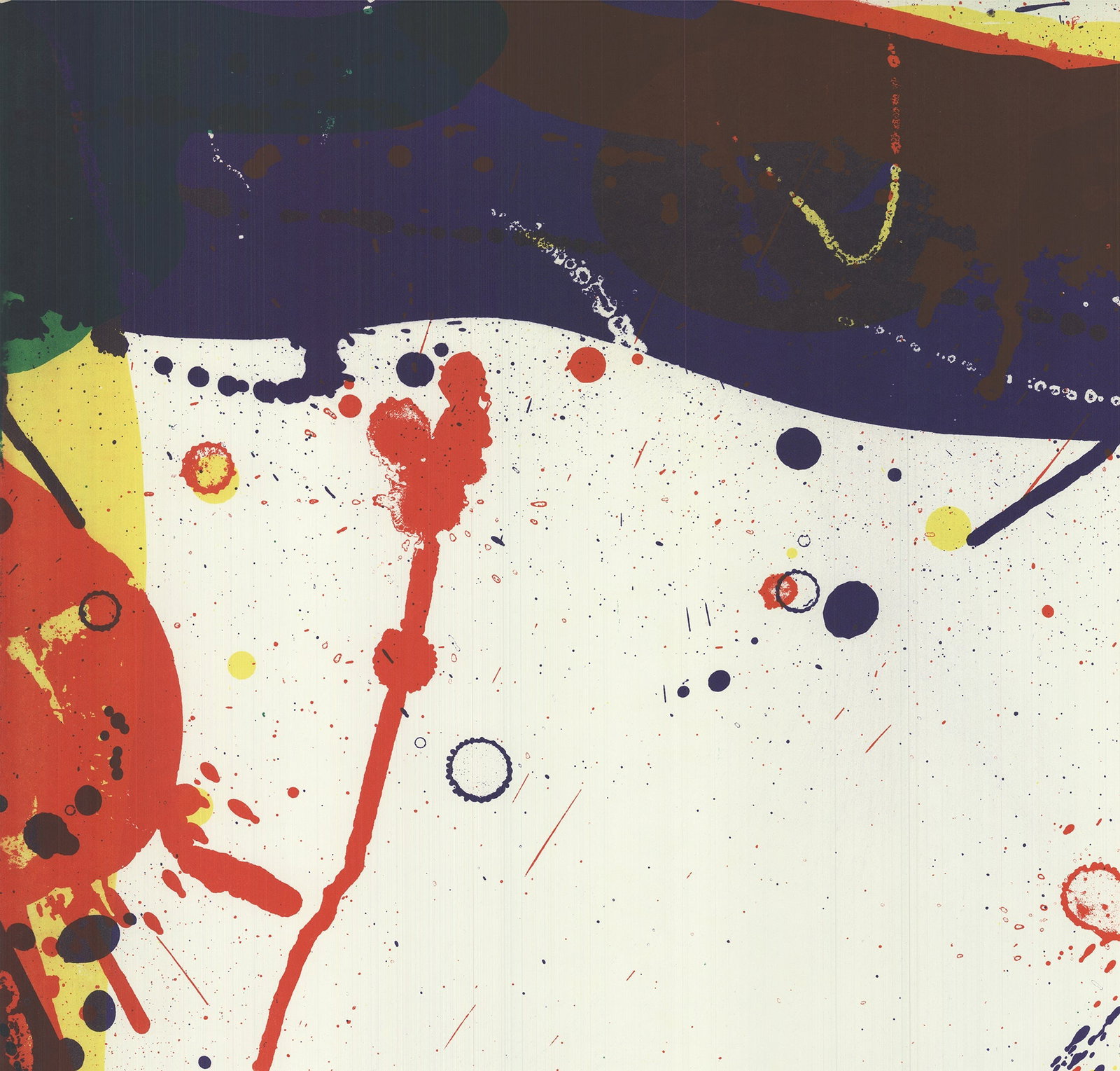Sam Francis - National Collection of Fine Arts - 1968 Lithograph 38" x 27.5" - 2
