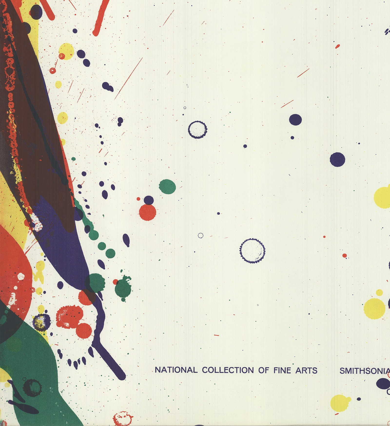 Sam Francis - National Collection of Fine Arts - 1968 Lithograph 38" x 27.5" - 3