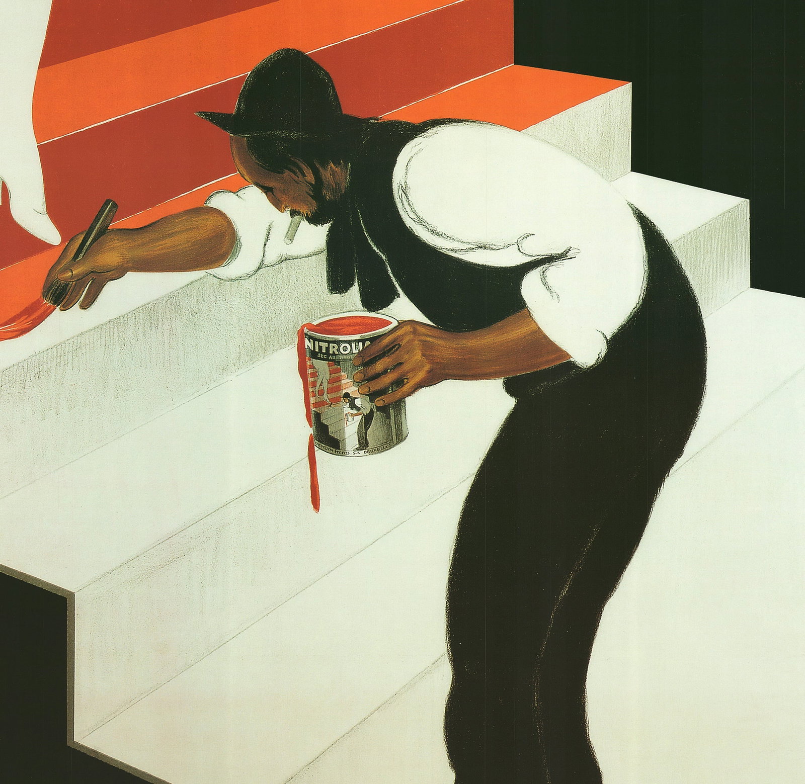 Leonetto Cappiello - Nitrolian Peint - 2005 Offset Lithograph 48" x 34.5" - 3