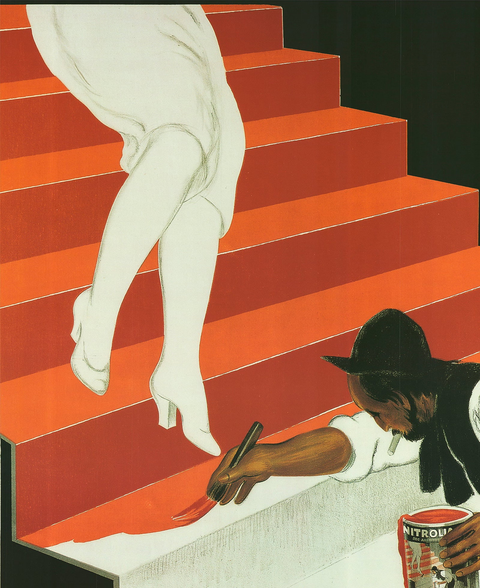 Leonetto Cappiello - Nitrolian Peint - 2005 Offset Lithograph 48" x 34.5" - 4