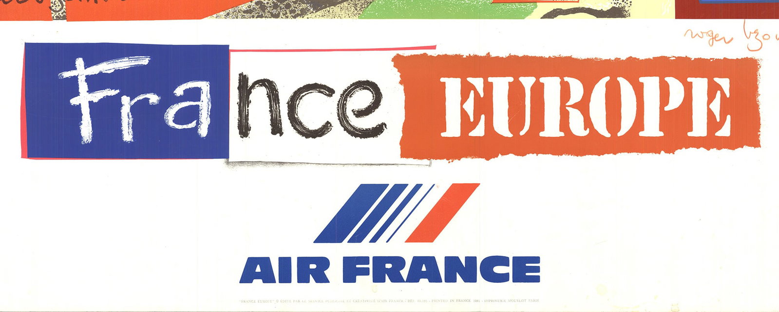 Roger Bezombes - Place du Concorde, France Europe - 1981 Lithograph - SIGNED 39.25" x 23.75" - 5
