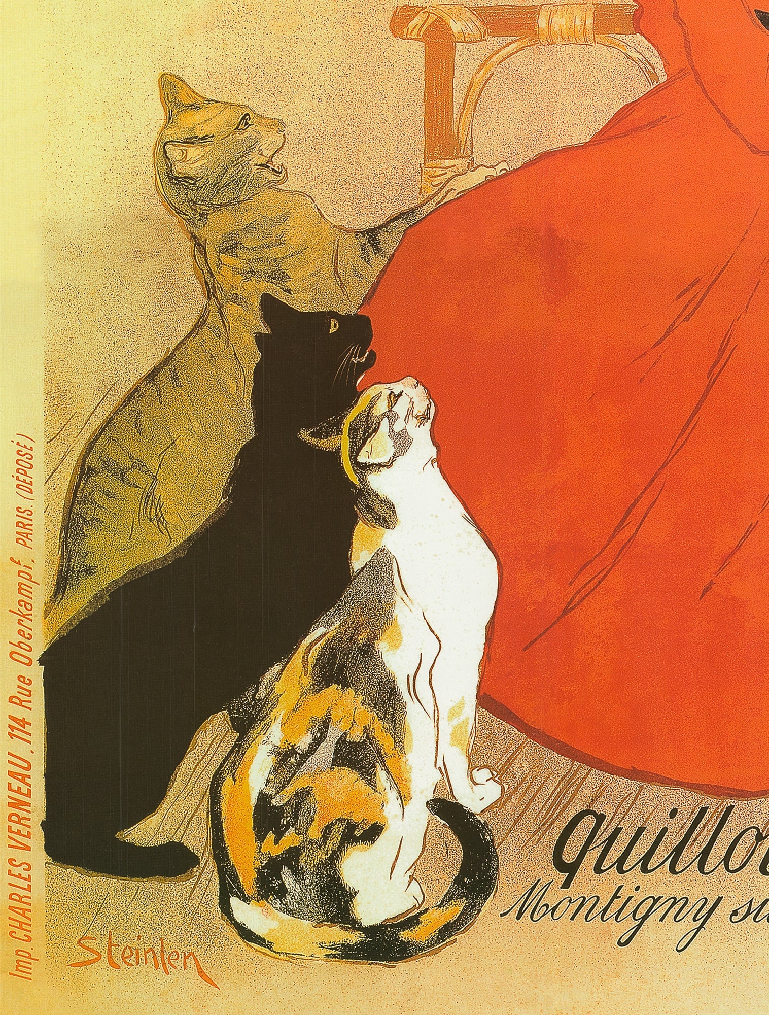 Theophile Alexandre Steinlen - Pure Milk of the Vinegeanne Sterilized - 2000 Offset Lithograph 55" x - 3