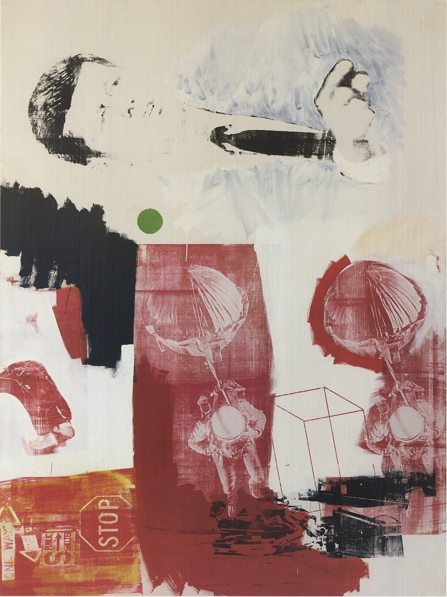 Robert Rauschenberg - Quote (No Text) - 1990 Offset Lithograph 35.5" x 27.5" - 2