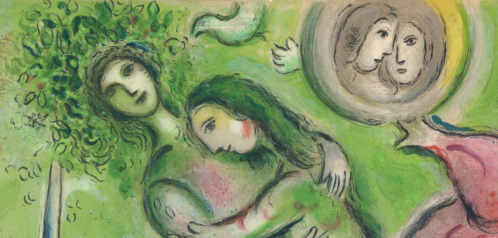 Marc Chagall - Romeo and Juliette - 1964 Lithograph 25" x 39" - 3