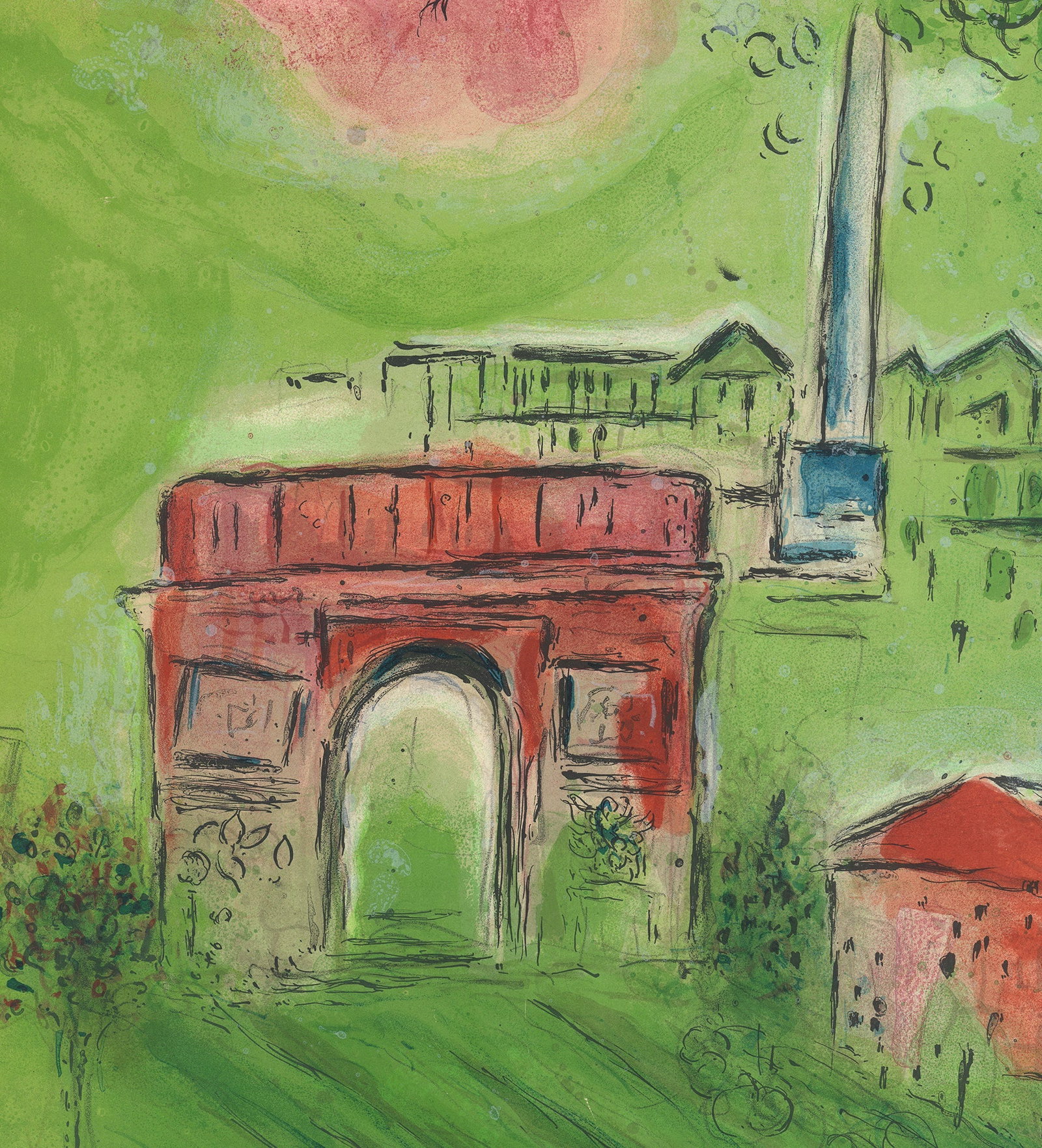 Marc Chagall - Romeo and Juliette - 1964 Lithograph 25" x 39" - 5