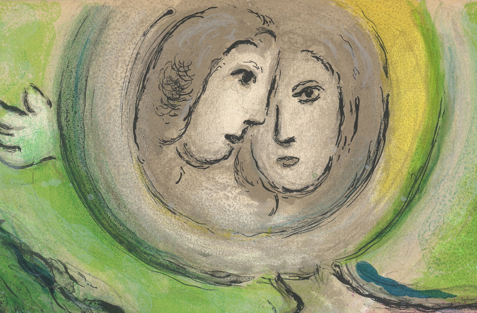 Marc Chagall - Romeo and Juliette - 1964 Lithograph 25" x 39" - 9