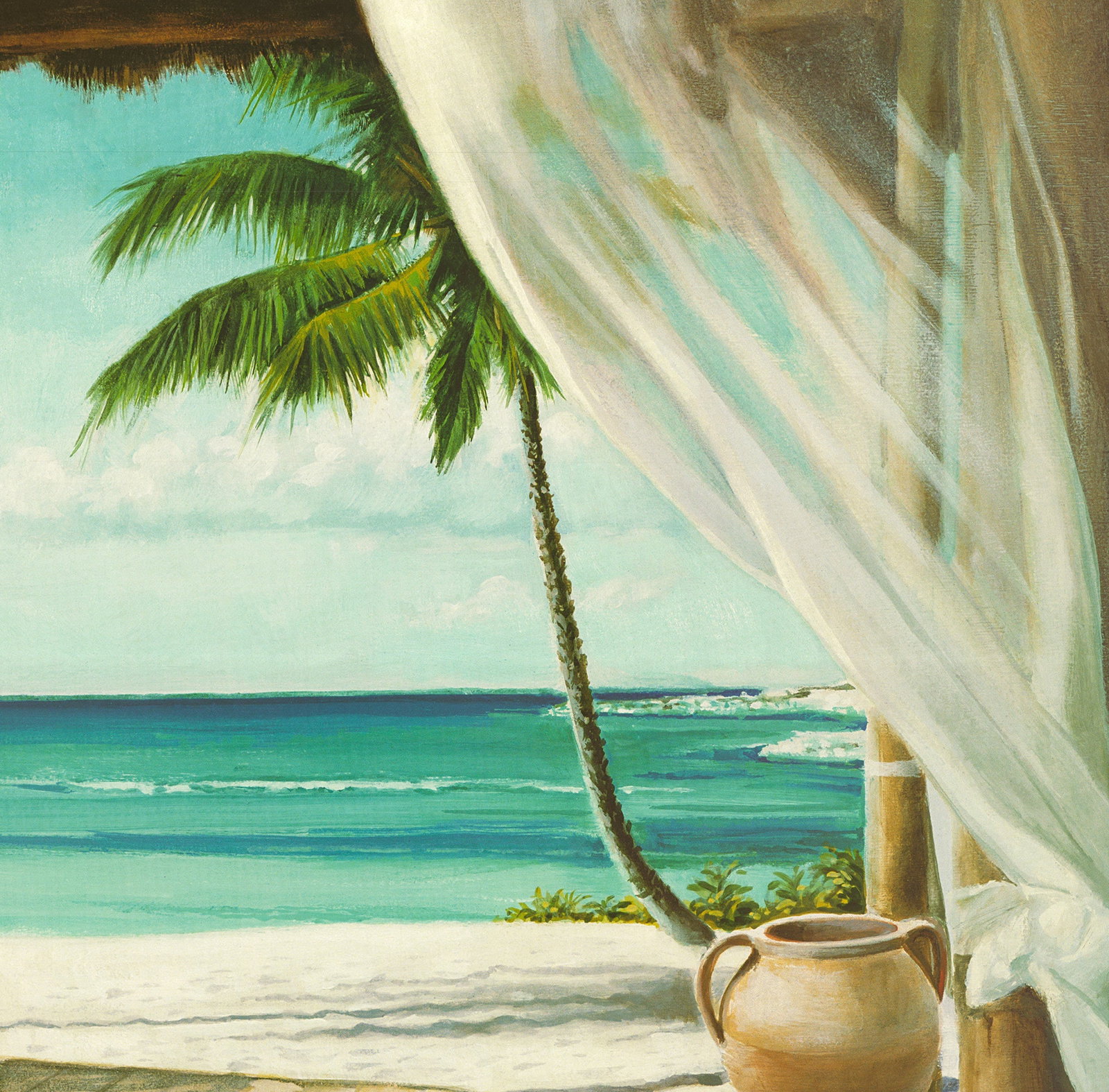Jacob Reed - Sea Breeze II - 2008 Offset Lithograph 35.5" x 47.25" - 3