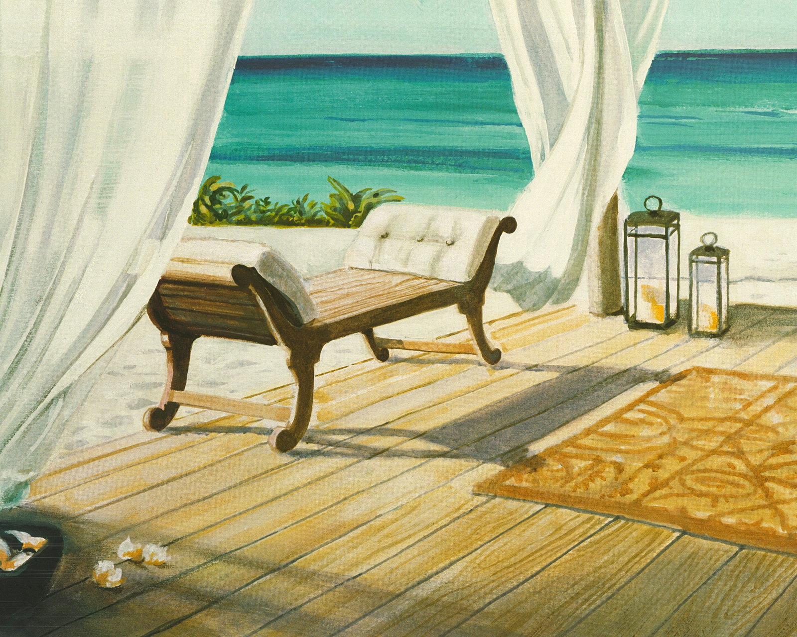 Jacob Reed - Sea Breeze II - 2008 Offset Lithograph 35.5" x 47.25" - 4