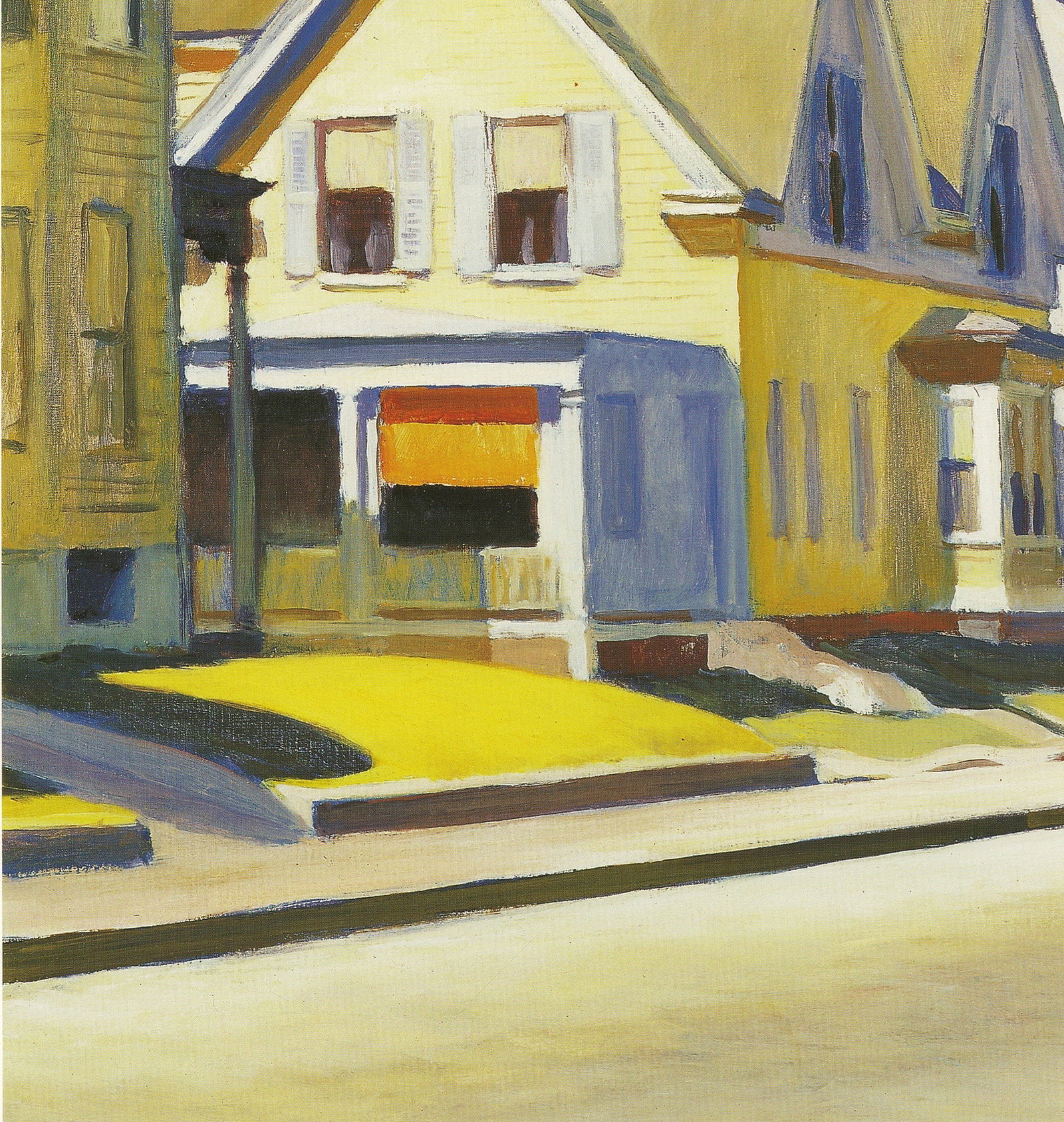 Edward Hopper - Sun on Prospect Street - 2010 Offset Lithograph 16.75" x 17.75" - 3