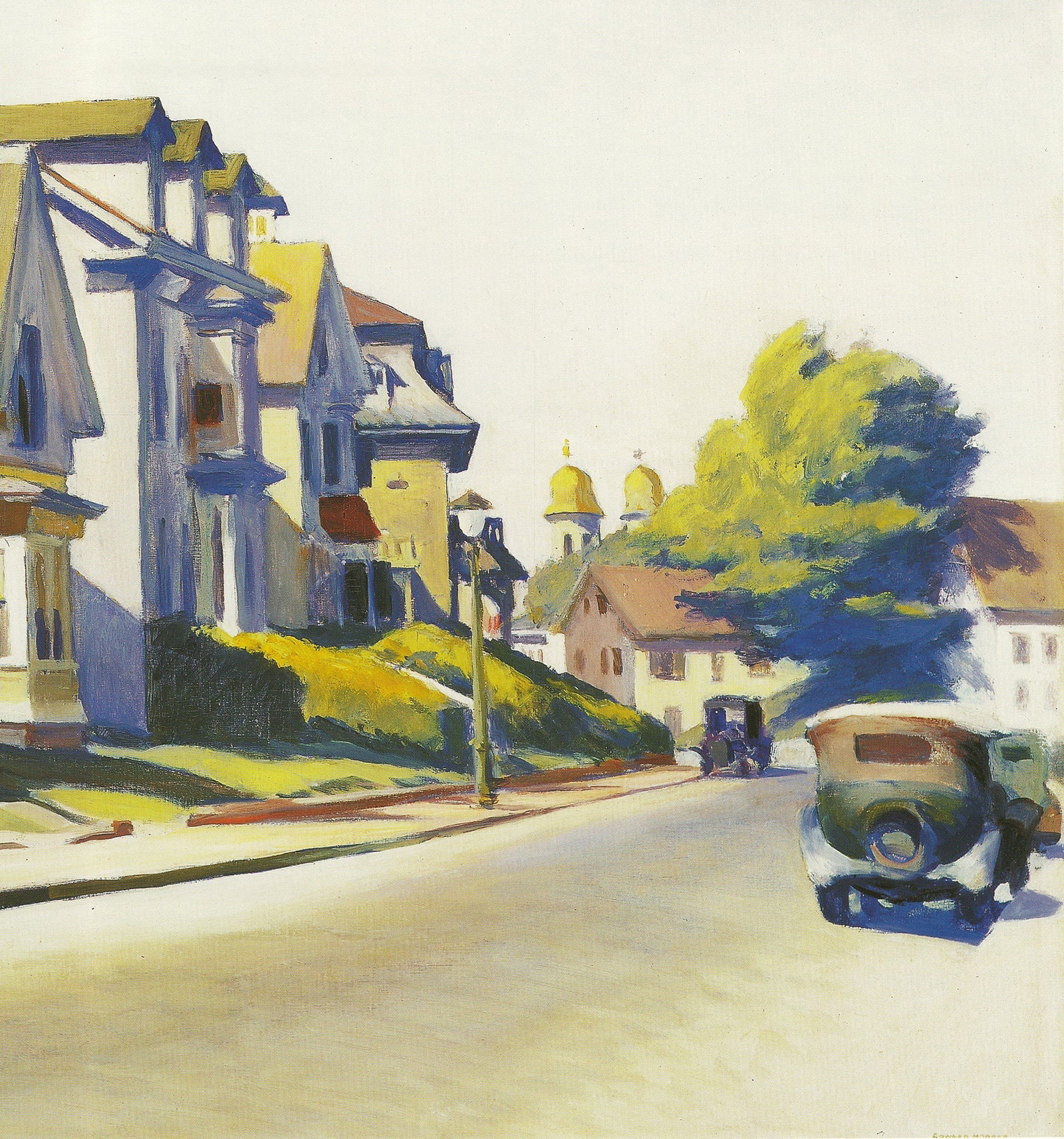 Edward Hopper - Sun on Prospect Street - 2010 Offset Lithograph 16.75" x 17.75" - 4