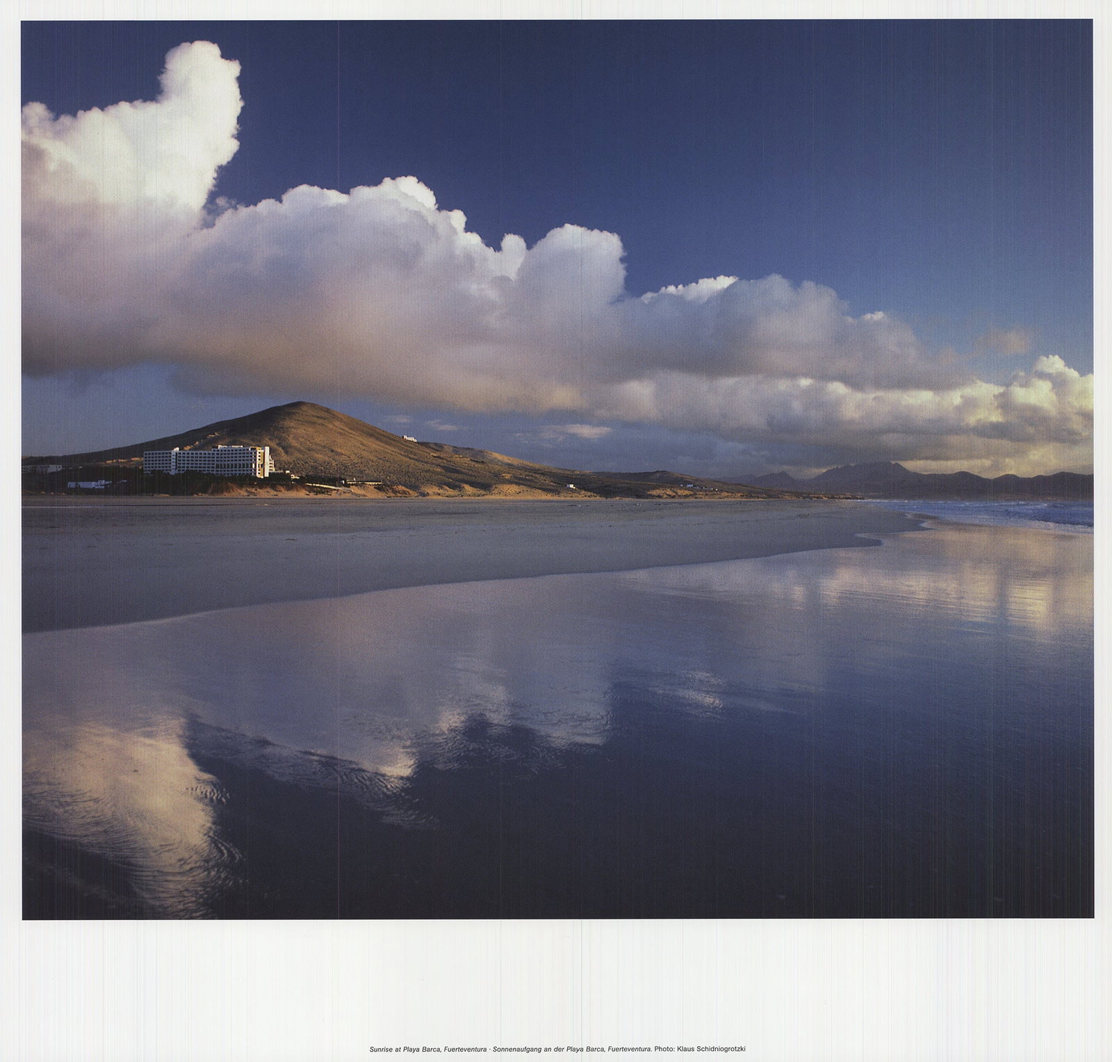 Klaus Schidniogrotzki - Sunrise at Playa Barca, Fuerteventura - 2009 Offset Lithograph 17" x 17.75" (1 of 4)