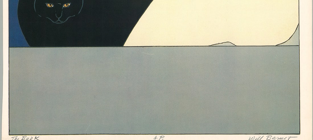 Will Barnet - The Book - 1975 Offset Lithograph 16" x 11.5" - 4