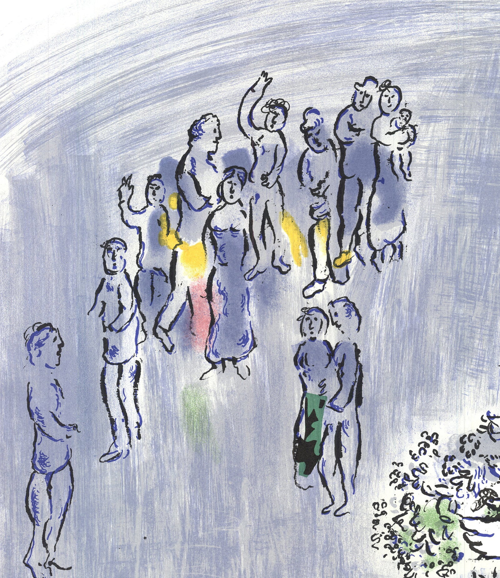 Marc Chagall - The Magician Of Paris - 1970 Lithograph 28" x 20" - 3