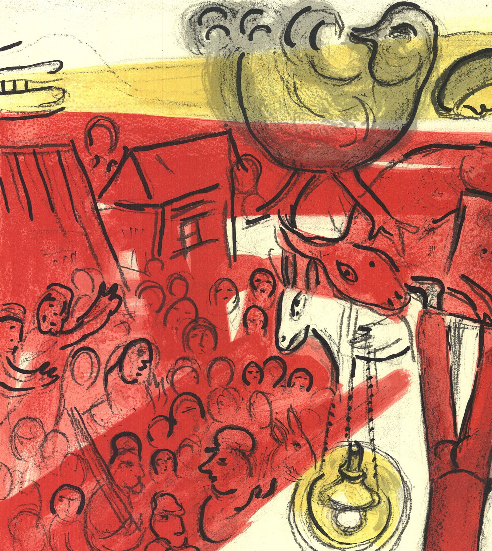 Marc Chagall - The Revolution - 1963 Lithograph 29.5" x 20" - 3