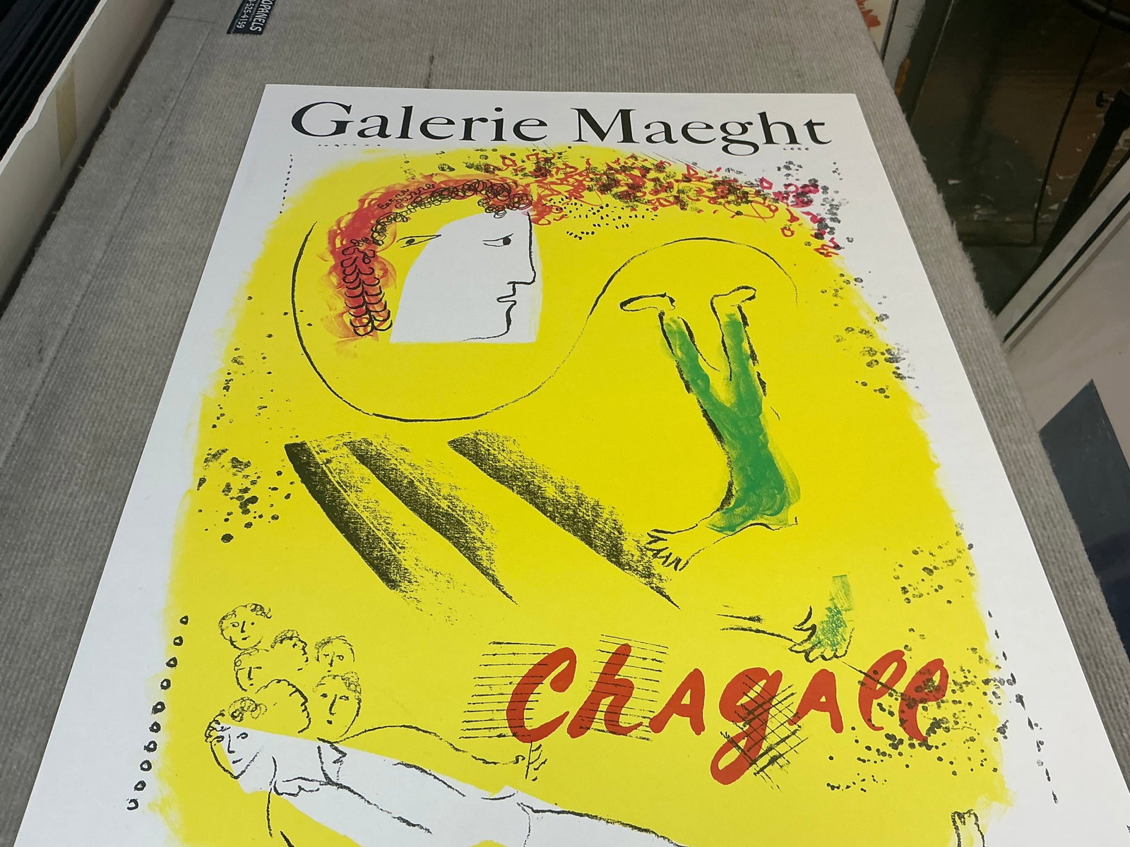 Marc Chagall - The Yellow Background - 1969 Lithograph 31" x 22.5" - 6