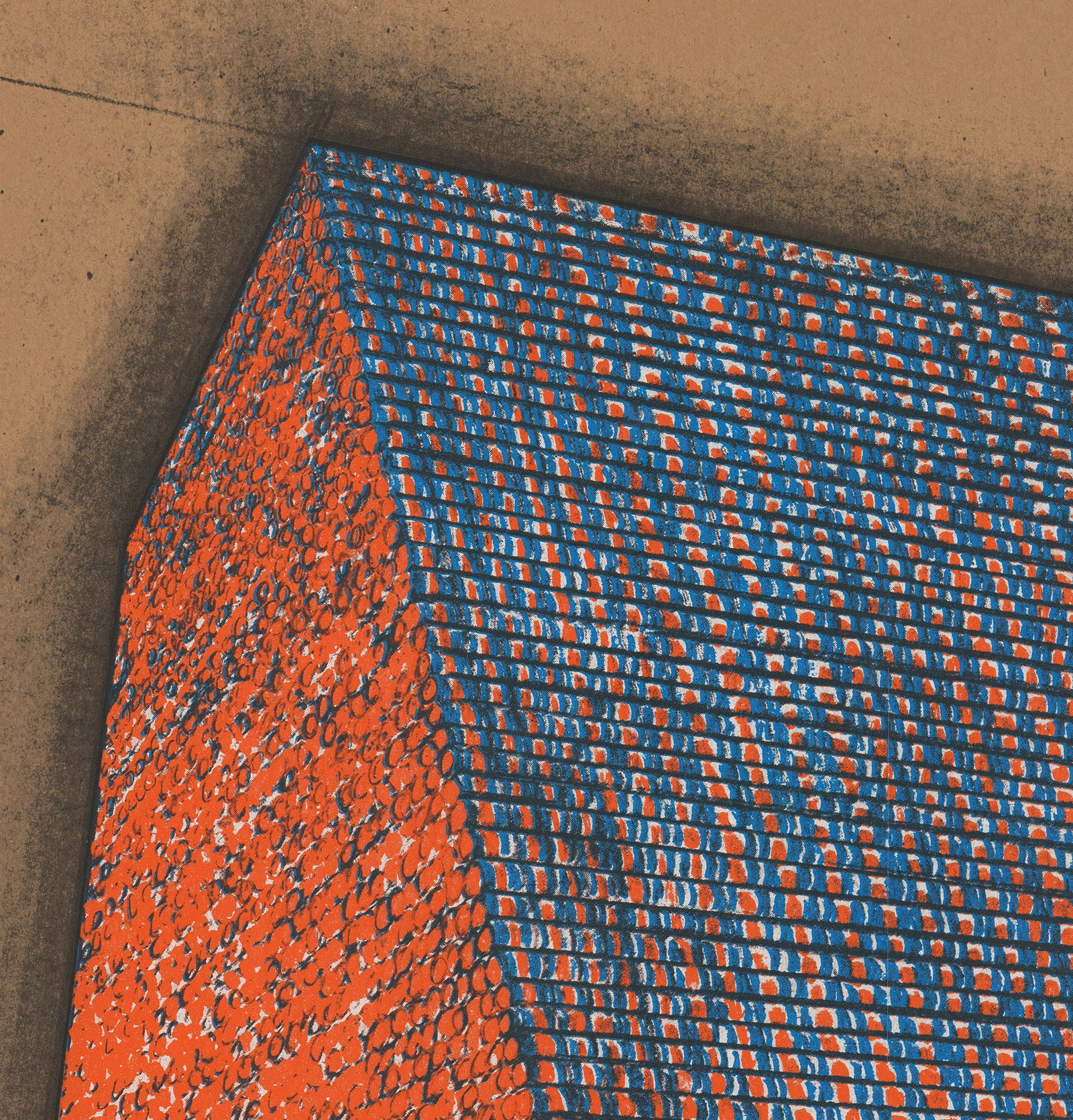 Javacheff Christo - Wrapped Oil Barrels, Texas - 1976 Lithograph 35" x 24" - 3