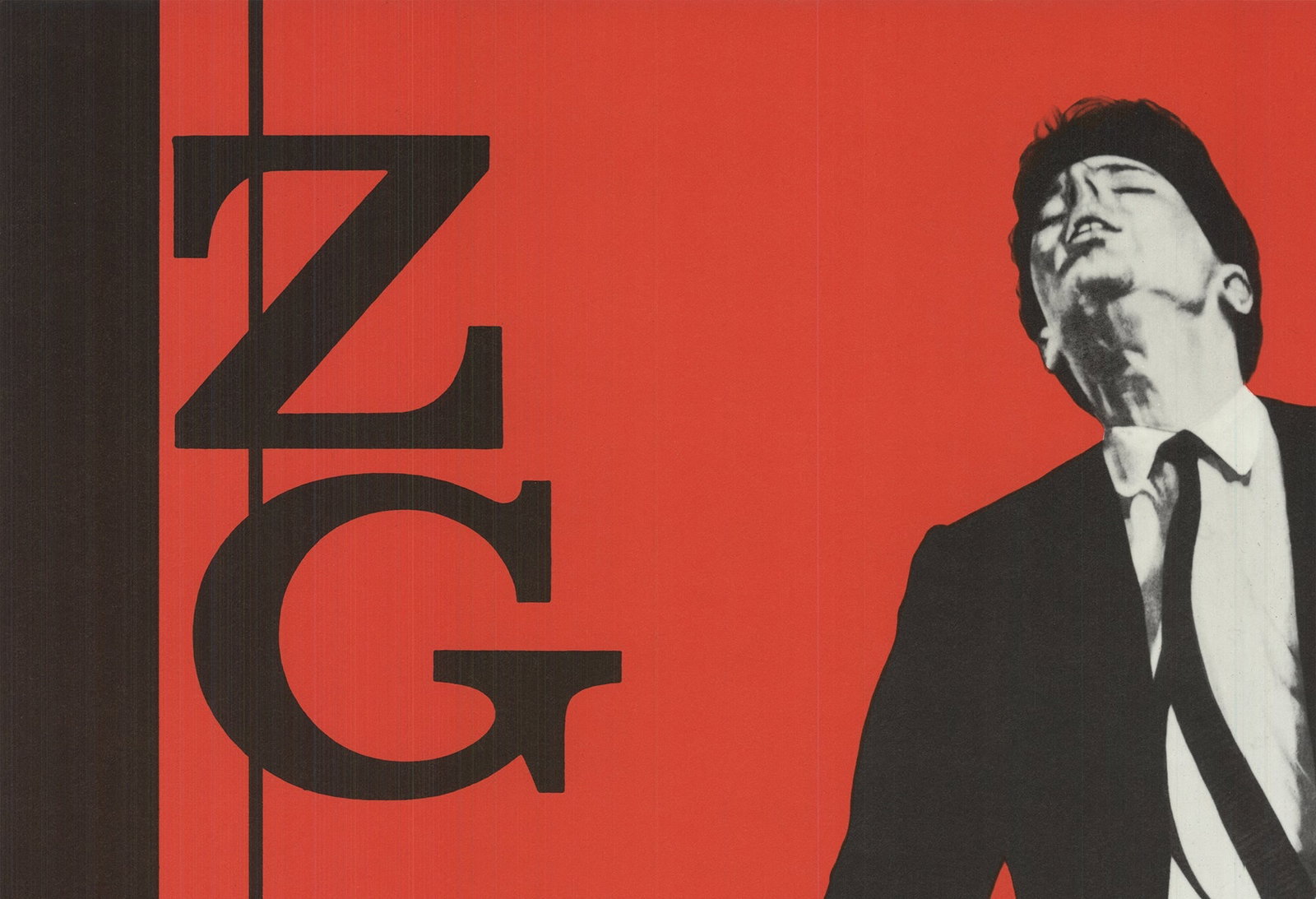 Robert Longo - ZG Magazine, Jack Goldstein - 1981 Offset Lithograph 23.5" x 16.5" - 3
