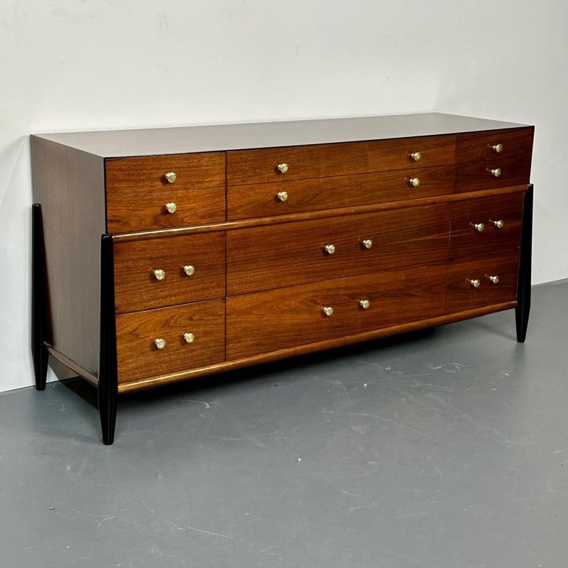 Mid Century Modern Bedroom Set, Dresser, Chest, Nightstand, W. Michigan Furn. Co - 6