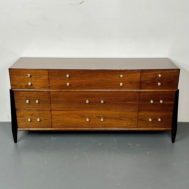 Mid Century Modern Bedroom Set, Dresser, Chest, Nightstand, W. Michigan Furn. Co - 7