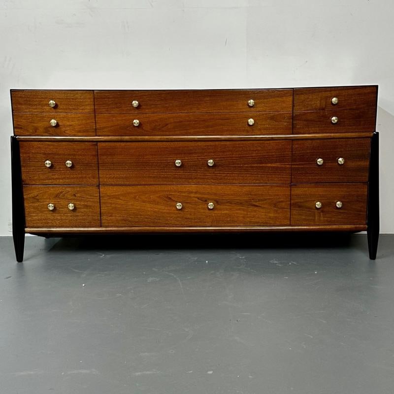 Mid Century Modern Bedroom Set, Dresser, Chest, Nightstand, W. Michigan Furn. Co - 8