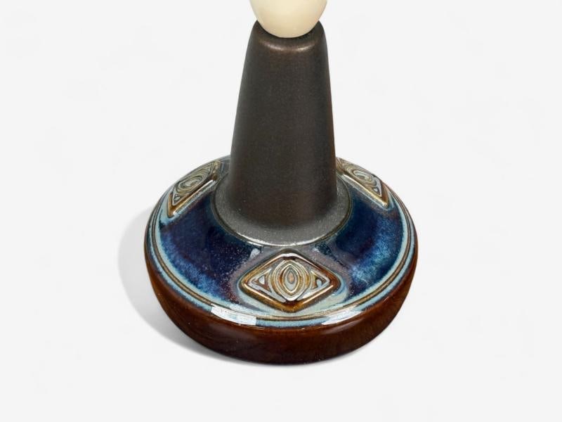 Søholm Stentøj, Glazed Stoneware, Table Lamps, Denmark, 1970s - 6