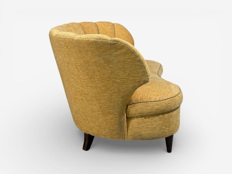 Finnish Modern, Settee or Sofa, Fabric, Wood, Finland, 1940s - 8