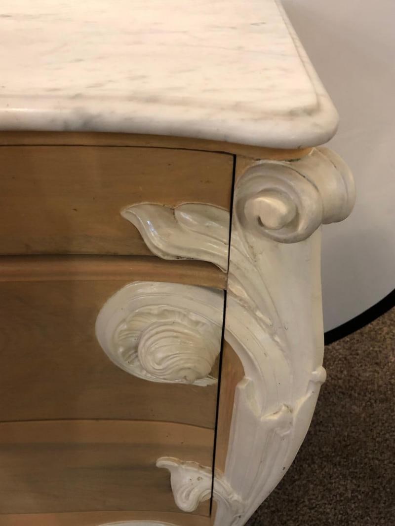 Hollywood Regency Louis XV Commode, Nightstands or Dressers by Casaragi a Pair - 7