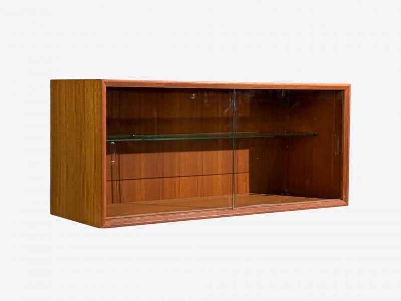 Scandinavian Mid-Century Modern, Wall Mounted Bookshelf, Teak, Norway, 1967 - 7