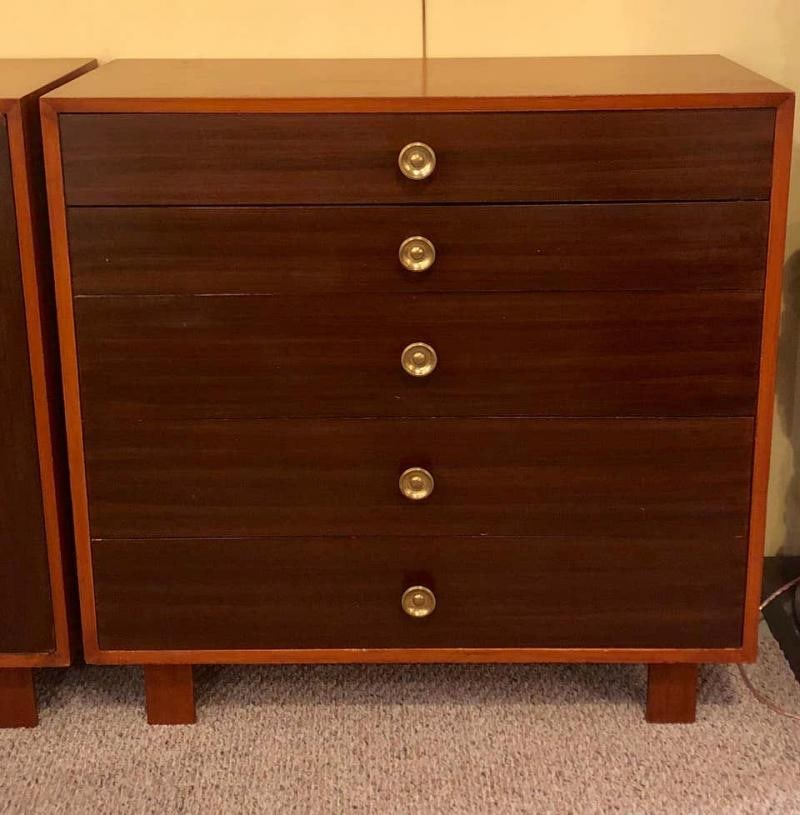 Pair of George Nelson Design for Herman Miller Chests / Dressers / Commodes - 4