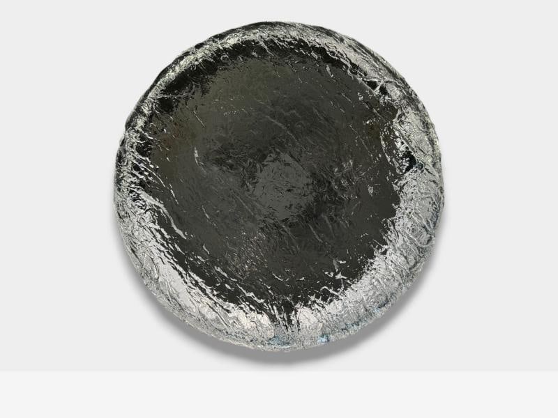 Carl Fagerlund, Textured Glass, Nickel, Flush Mount Fixture, Sweden, 1950s - 4