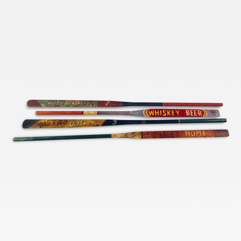 Set of 2 Hand Painted Inspirational Rowing Oars or Paddles Priced Individually - 2