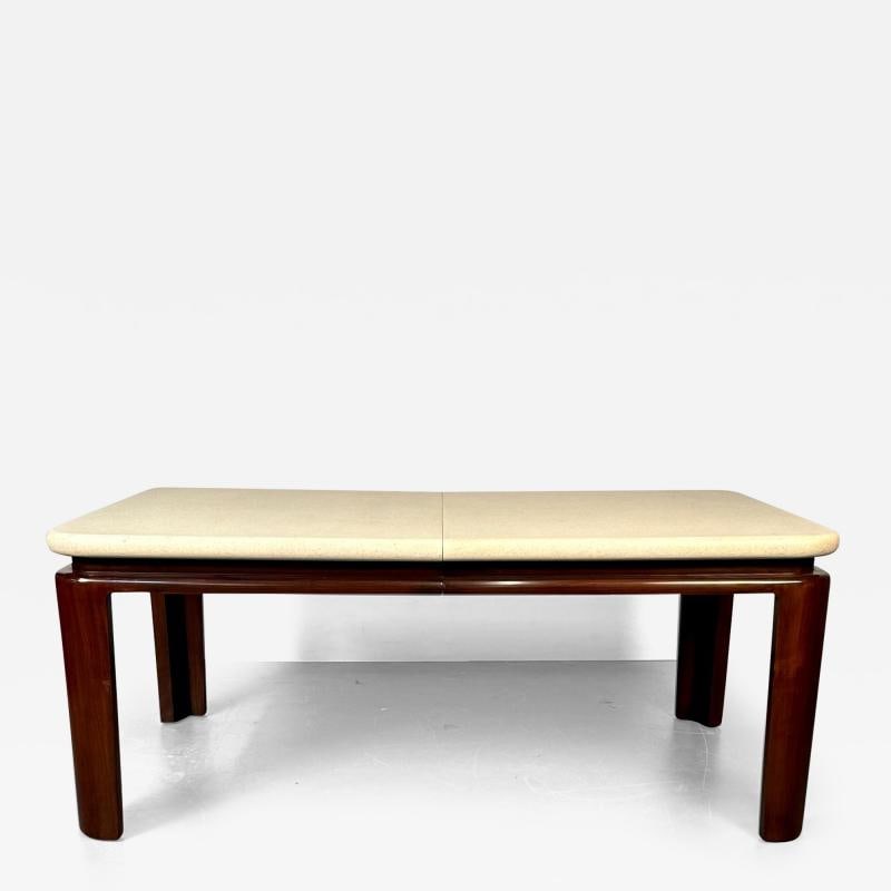 Paul Frankl Mid-Century Modern Cork Top Mahogany Dining Table, Johnson Furniture - 2