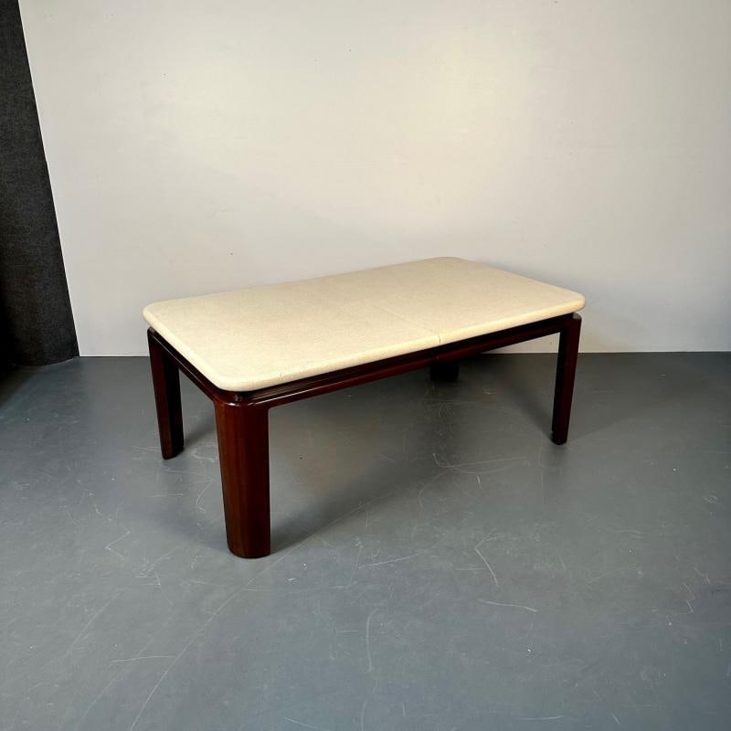 Paul Frankl Mid-Century Modern Cork Top Mahogany Dining Table, Johnson Furniture - 9