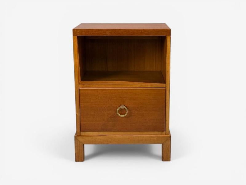 T.H. Robsjohn-Gibbings, Nightstands, Mahogany, Brass, USA, 1960s - 7