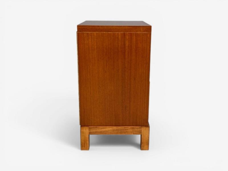 T.H. Robsjohn-Gibbings, Nightstands, Mahogany, Brass, USA, 1960s - 8