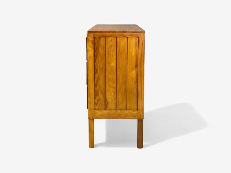 Pierre Gautier-Delaye, French Modern, Pine, Rare Commodes, France, 1957 - 8