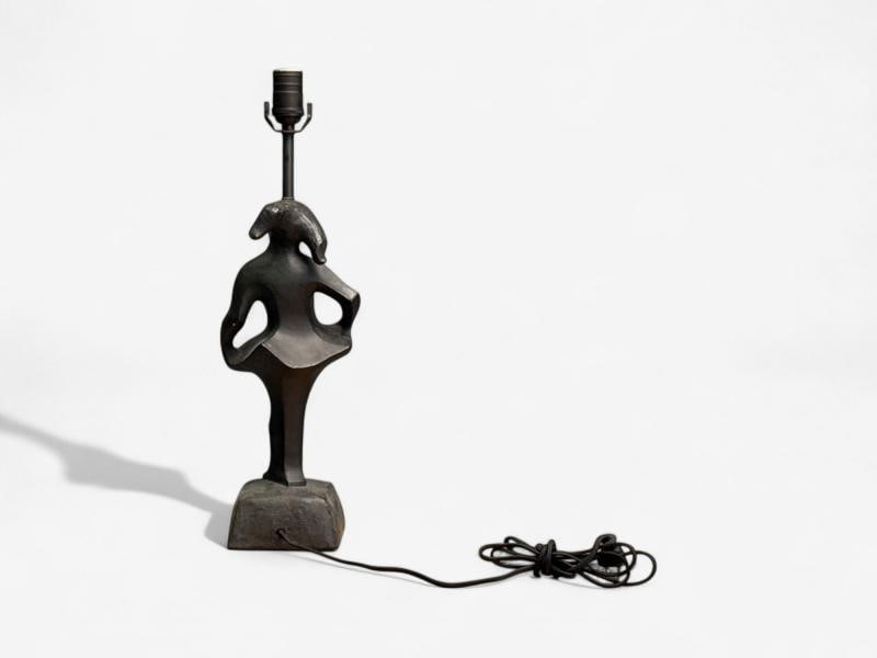 Rima, Mid-Century Modern, Bronze, Sculptural Table Lamps, USA, 1960s - 8