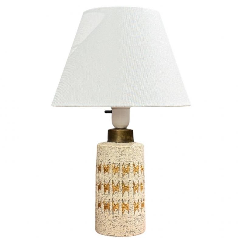 Bitossi, Table Lamp, Chamotte Clay, Gold Leaf, Italy, 1960s - 9