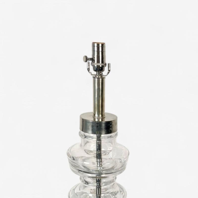 Carl Fagerlund, Swedish Modern, Nickel, Glass, Table Lamps, Sweden, 1980s - 5