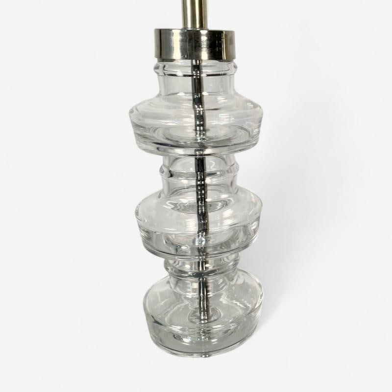 Carl Fagerlund, Swedish Modern, Nickel, Glass, Table Lamps, Sweden, 1980s - 6