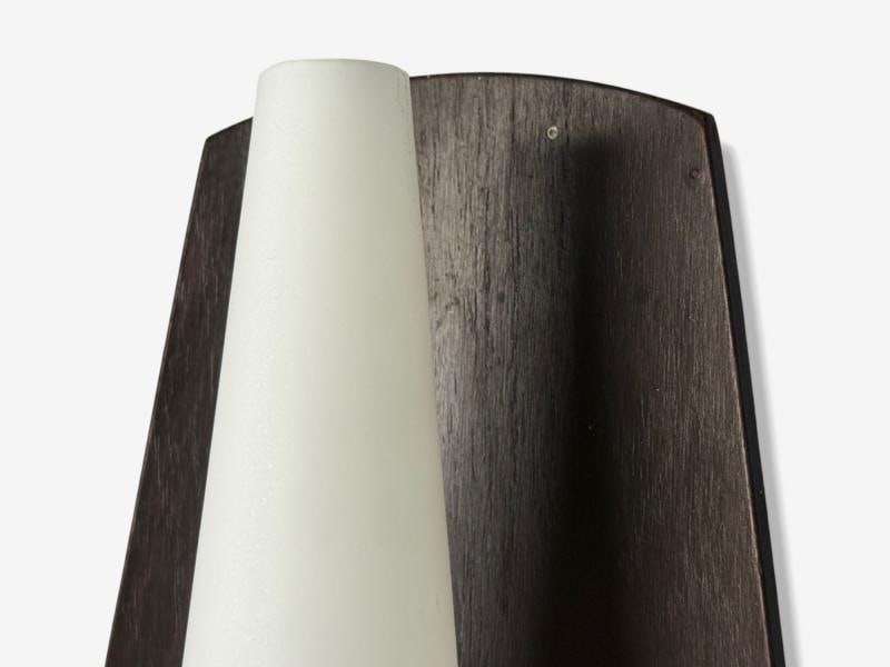 Danish Modern, Teak, Brass, Opaline Glass, Wall Lights, Denmark, 1960s - 6