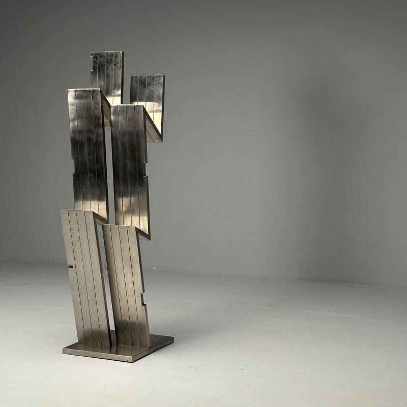 Salvatore Messina, Italian Mid-Century Modern, Abstract Sculpture, Steel, 1970s - 5