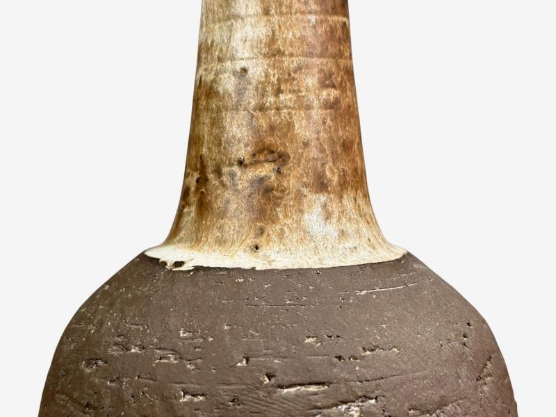 Fridtjof Sejersen, Table Lamp, Brown Ceramic, Denmark, 1960s - 9