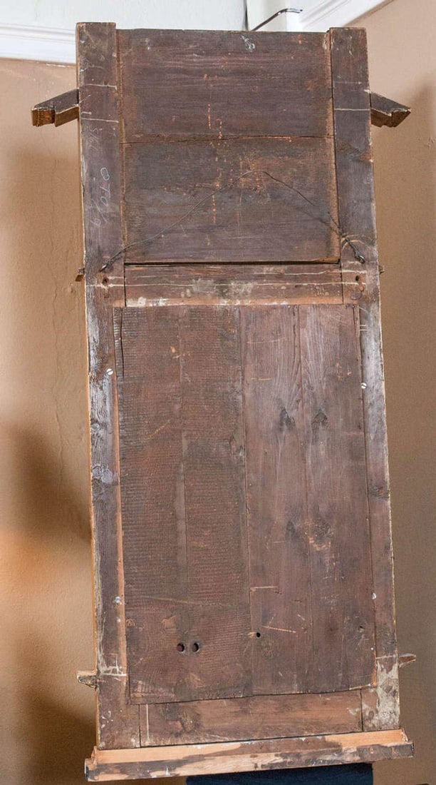 Late 19th Century Italian Neoclassical Paint Decorated Pier Mirror - 7