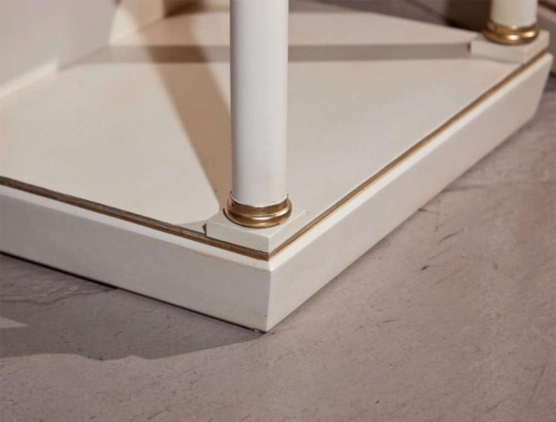 Pair of White Painted End Tables/Nightstands - 7