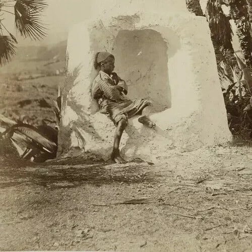 Paul Marie Famin Boy, Zouaves Well Bouzareah Albumen Photograph 1880 - 2